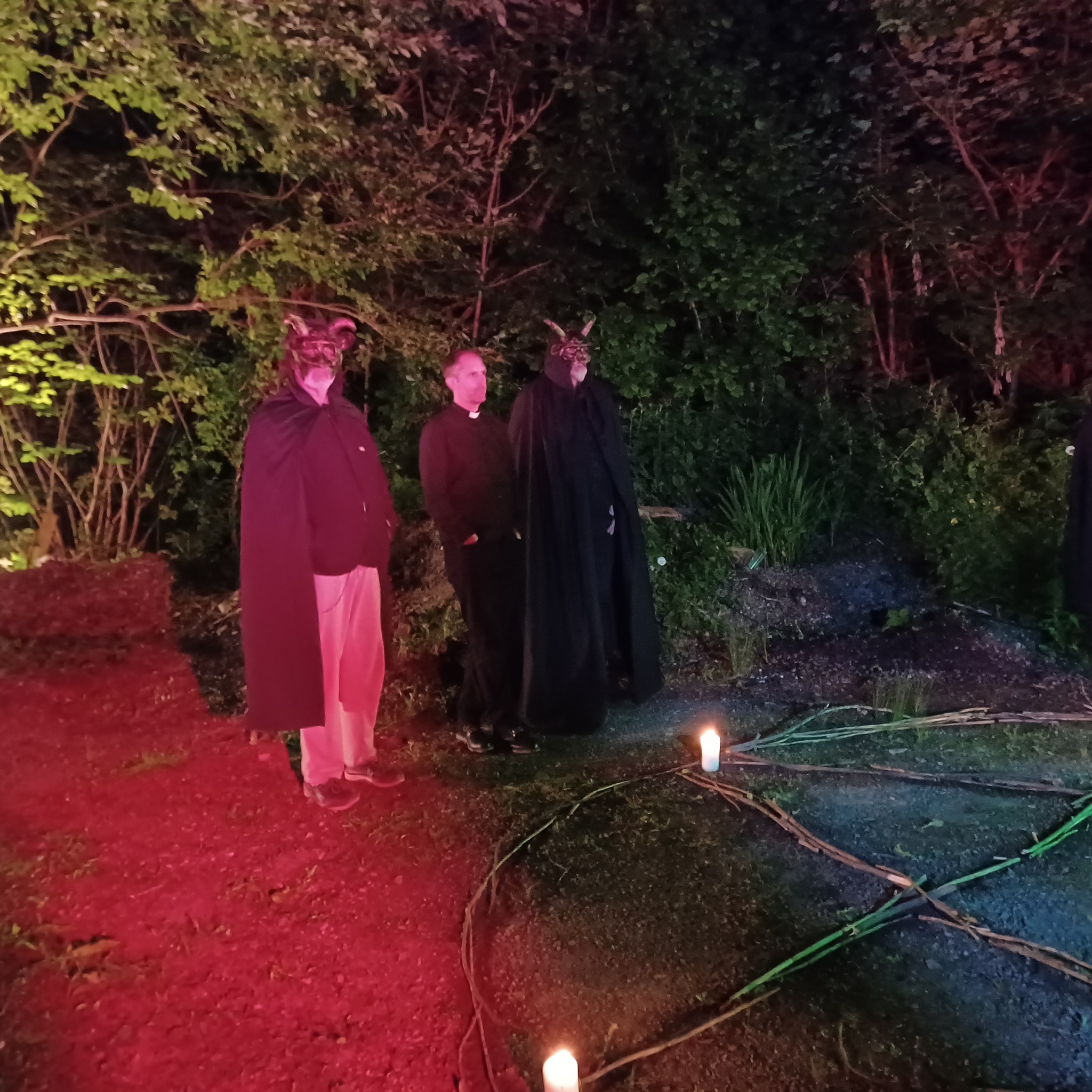 Dracula BTS photo courtesy of Cheryl Rowlands